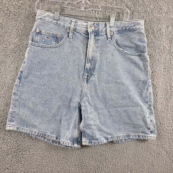 Tommy Hilfiger Women's Mom Shorts Size 31 EUC Flag - Picture 2 of 15
